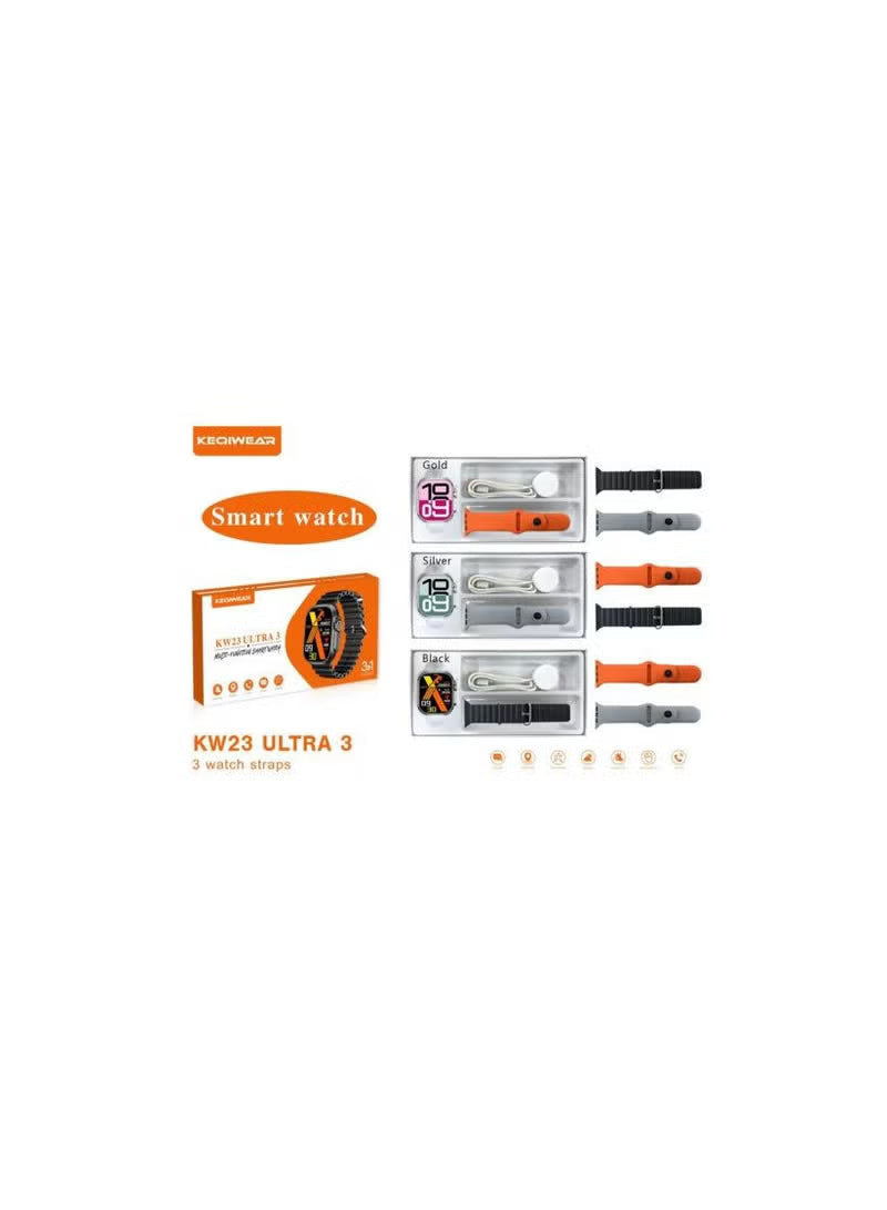 ساعة ذكية متعددة الوظائف KW 23 ULTRA 3 ساعة ذكية متعددة الوظائف KW 23 ULTRA 3